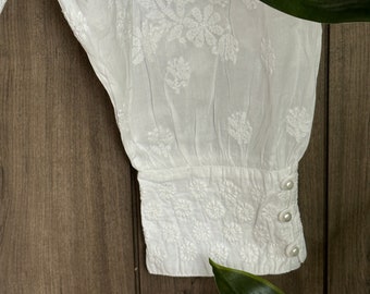 Chikankari Pure Cotton White Salwar Bottom /Free Shipping in US
