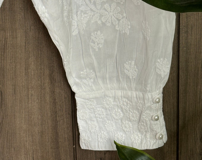 Chikankari Pure Cotton White Salwar Bottom /Free Shipping in US