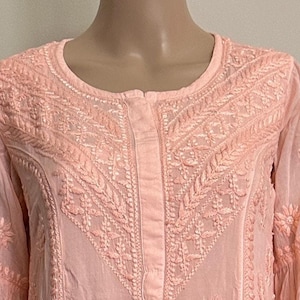 Chikankari Kurta and Tulip Pants / Free Shipping