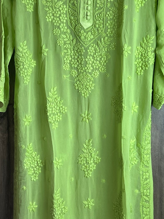 Buy Janasya Peacock Green Silk Embroidered Straight Kurta for Women's  Online @ Tata CLiQ