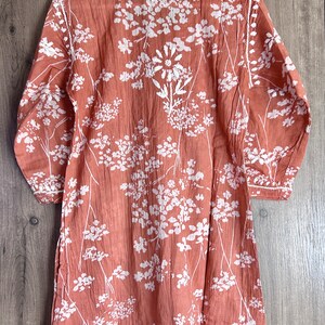 Brown Sleeveless Short kurta With Printed Palazzo