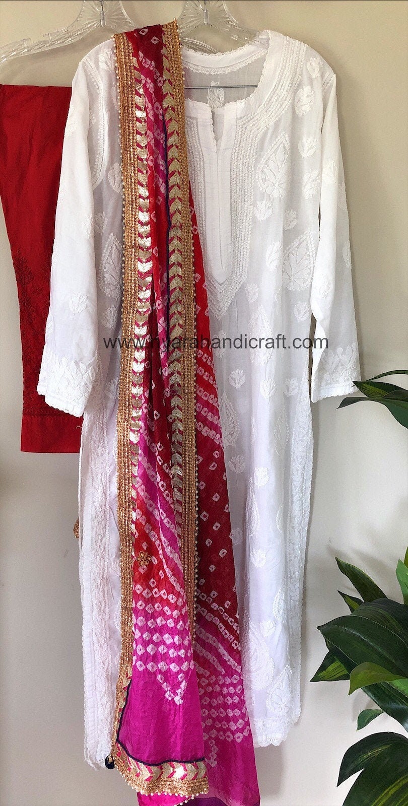 Tiranga Bandhej Dupatta, OR, KC – KcPc Bandhani