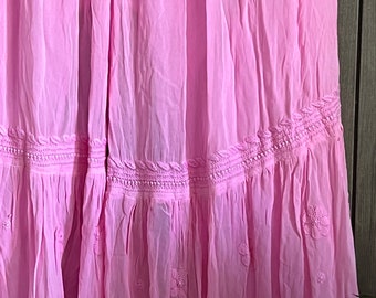 Lucknow Chikankari gharara on fine georgette /Free Shipping in US