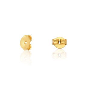 14k Solid Gold Earrings Butterfly Backs Replacement - Only