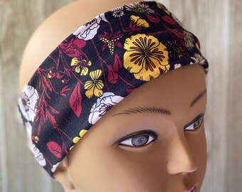 Headband, knit Headband, Stretch Headband, Women’s Headband, Hair Accessories, Soft Headband, Handmade Headband, Flower Headband