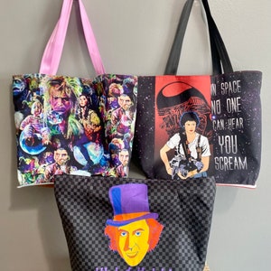 Zip Away Tote Bag, Foldable Tote, Tote Bag, Shoulder Bag, Day Bag, Travel Bag, Purse, Summer bag, Pool Bag,