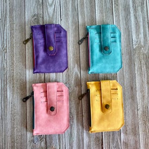 Cartera Pocket Pal, Cartera de bolsillo, Cartera pequeña, Cartera minimalista, Monedero, Tarjetero, Cartera con cremallera, lpp01