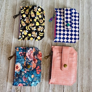 Cartera Pocket Pal, Cartera de bolsillo, Cartera pequeña, Cartera minimalista, Monedero, Tarjetero, Cartera con cremallera, lpp03