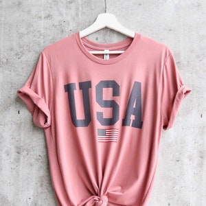 America Flag T-shirts - USA Design Summer T-Shirts -  Memorial USA Day T-Shirts - Comfort Wear T-Shirts - Short Sleeve T-Shirts - Gift Ideas