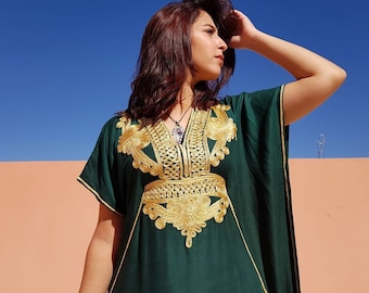 Robe marocaine, vêtement marocain, djellaba, robe longue, cadeau pour femme