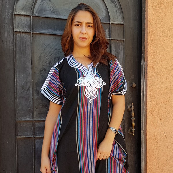 Caftan marocain automne hiver, caftan pour femme, djellaba pour femme, cadeau de Noël