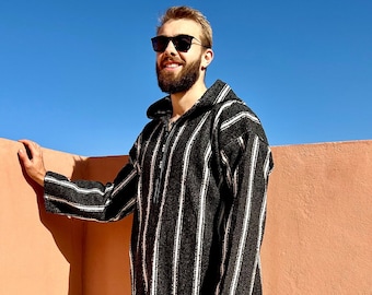 Warm moroccan djellaba for men