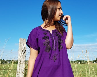 Purple kaftan, moroccan kaftan, dress for women, present women