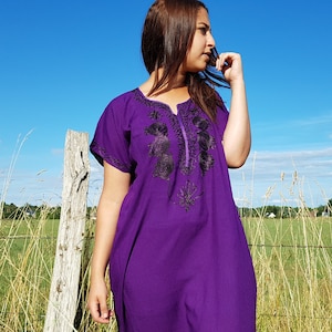 Purple kaftan, moroccan kaftan, dress for women, present women