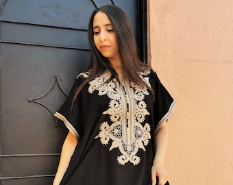 Beautiful moroccan black dress for women