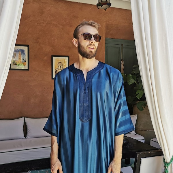 Caftan arabe pour homme djellaba pour homme vêtement marocain