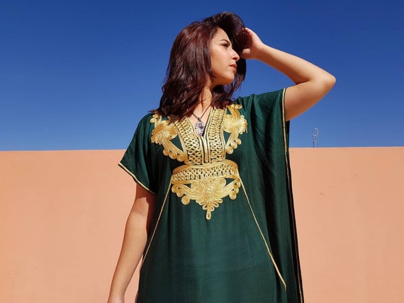 Doe mijn best pindas Grens Marokkaanse kleding Marokkaanse kleding djellaba lange - Etsy Nederland