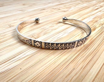 Beautiful moroccan silver bracelet