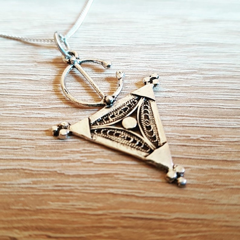 Silver necklace moroccan berber jewelry jewelry for women