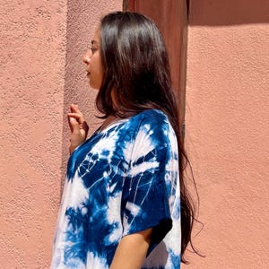 Original Blue and White Caftan – A Timeless Piece of Moroccan Elegance
