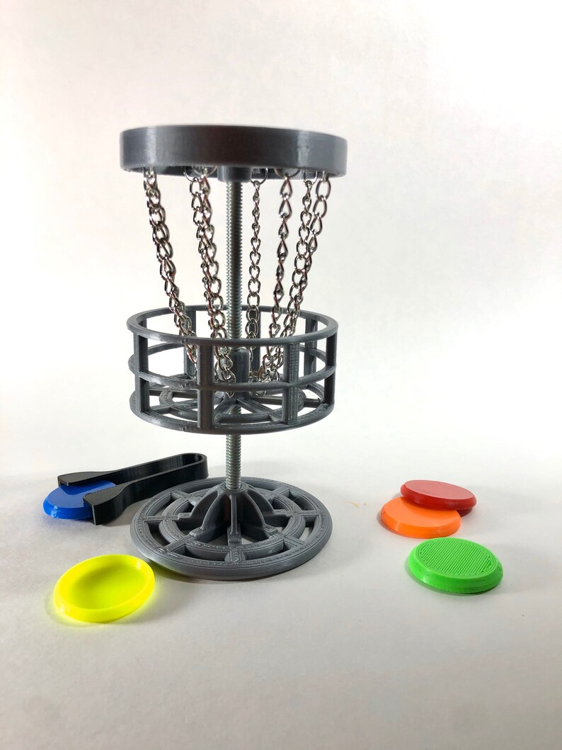 Mini Golf Mini Disc Golf Table Top Game 3D Printed | Etsy