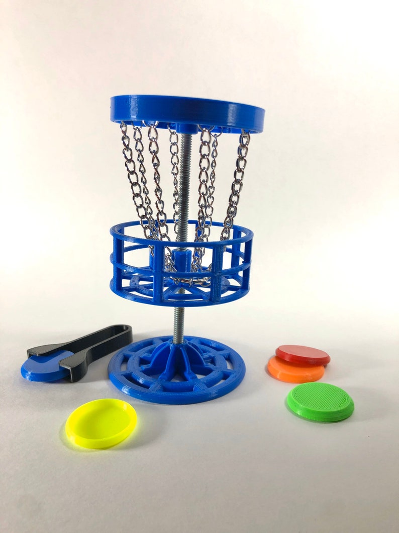 Mini Golf Mini Disc Golf Table Top Game 3D Printed Etsy