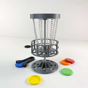 6&quot; Mini Golf - Mini Disc Golf - Table Top Game - Drinking Game - Trophy Game - Table Golf - Man Cave Décor - Gift