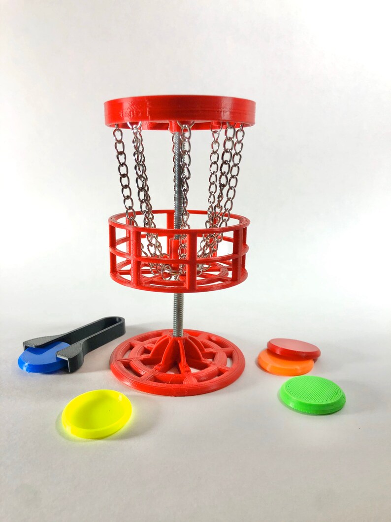 Mini Golf Mini Disc Golf Table Top Game 3D Printed Etsy