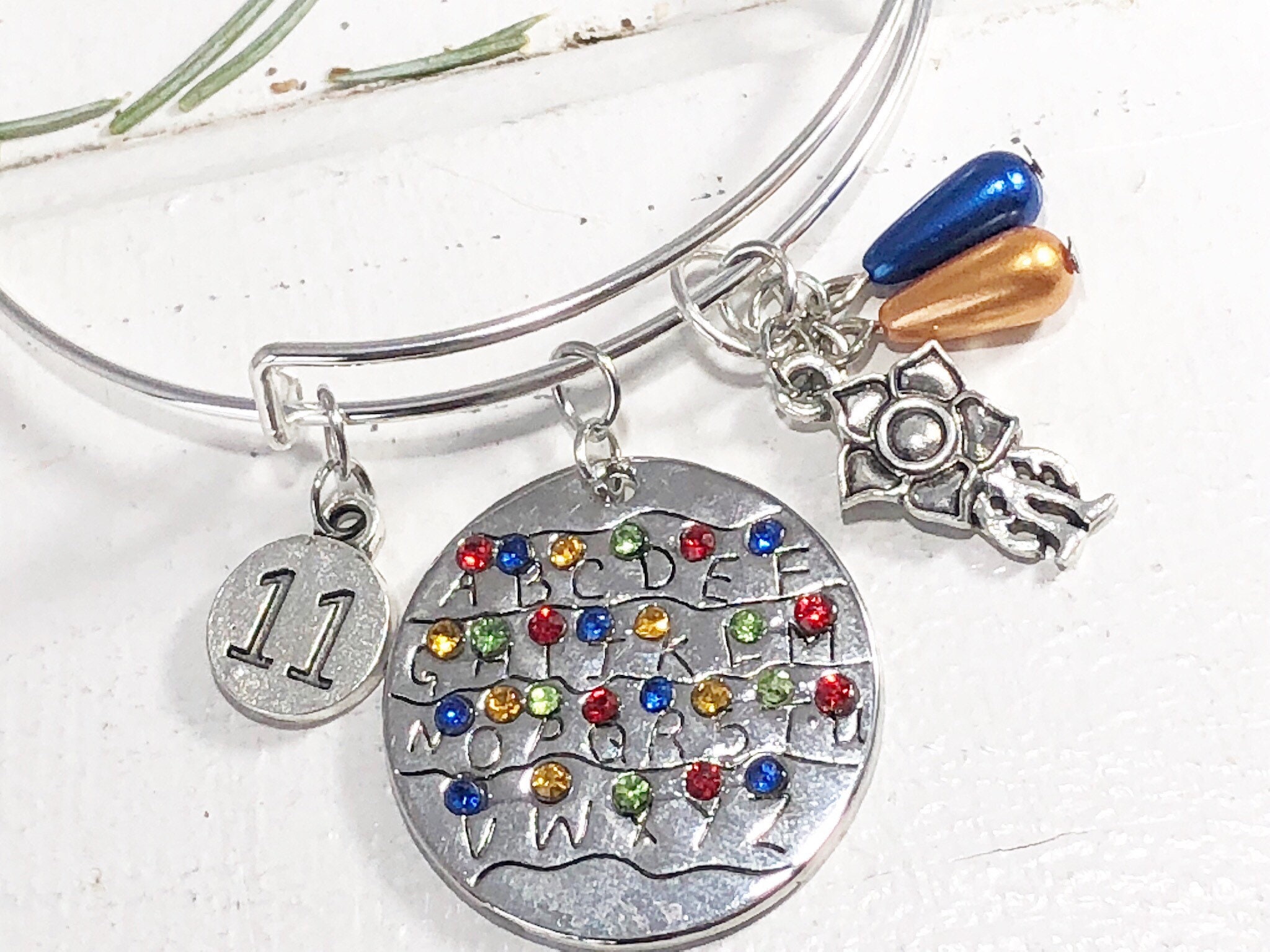 Stranger Things Jewelry Eleven bracelet Stranger Things Etsy