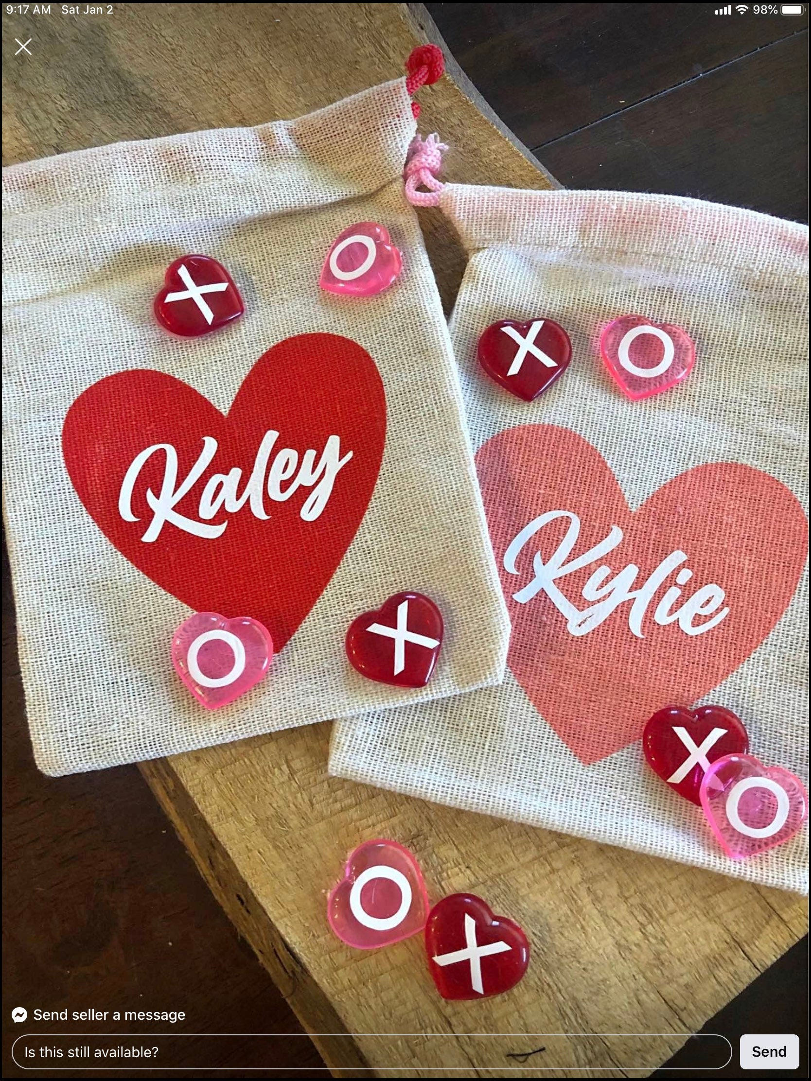 Personalized Valentine S Games Personalized Valentines Gifts For Kids Tic Tac Toe Game Custom kids tic tac toe game custom