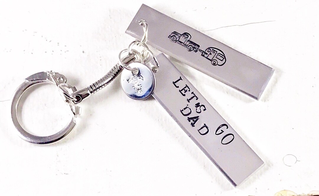 Fathers Day Camping Dad Keychain RV Gifts for Dad Camping Etsy