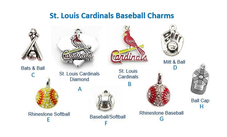 St. Louis Cardinals Slide Charm Bracelet-Serendipity Gifts St. Charles, MO