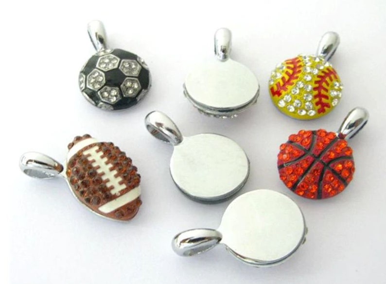 Sports Charms for Bracelet Sports Pendants Football charm Etsy