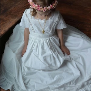 Irish Linen Communion Dress - Etsy