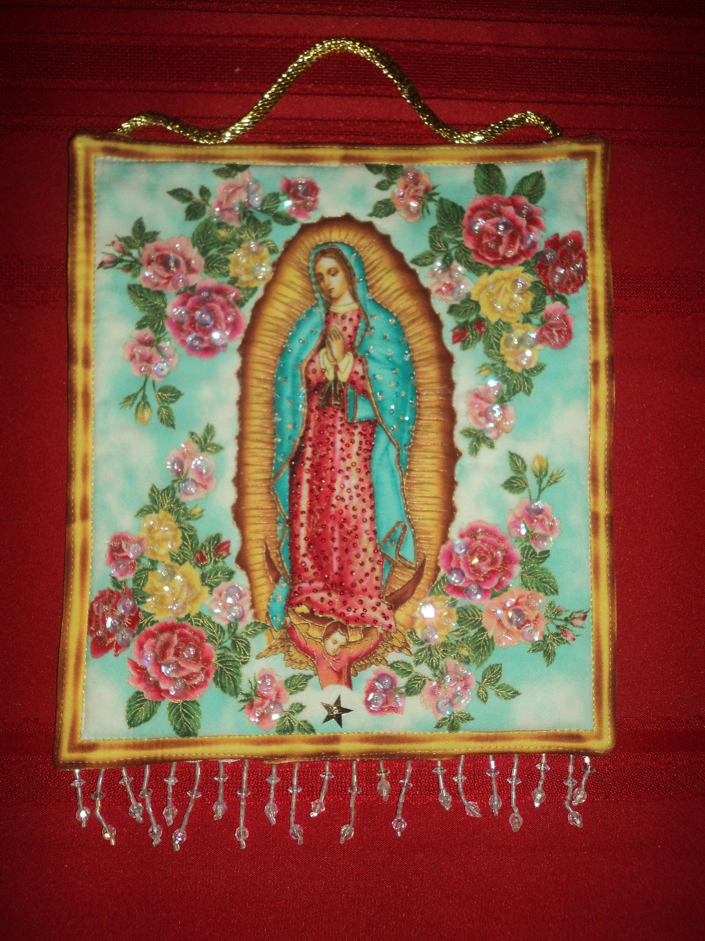 Catholic Our Lady of Guadalupe Mini Quilt Wall Hanging Etsy