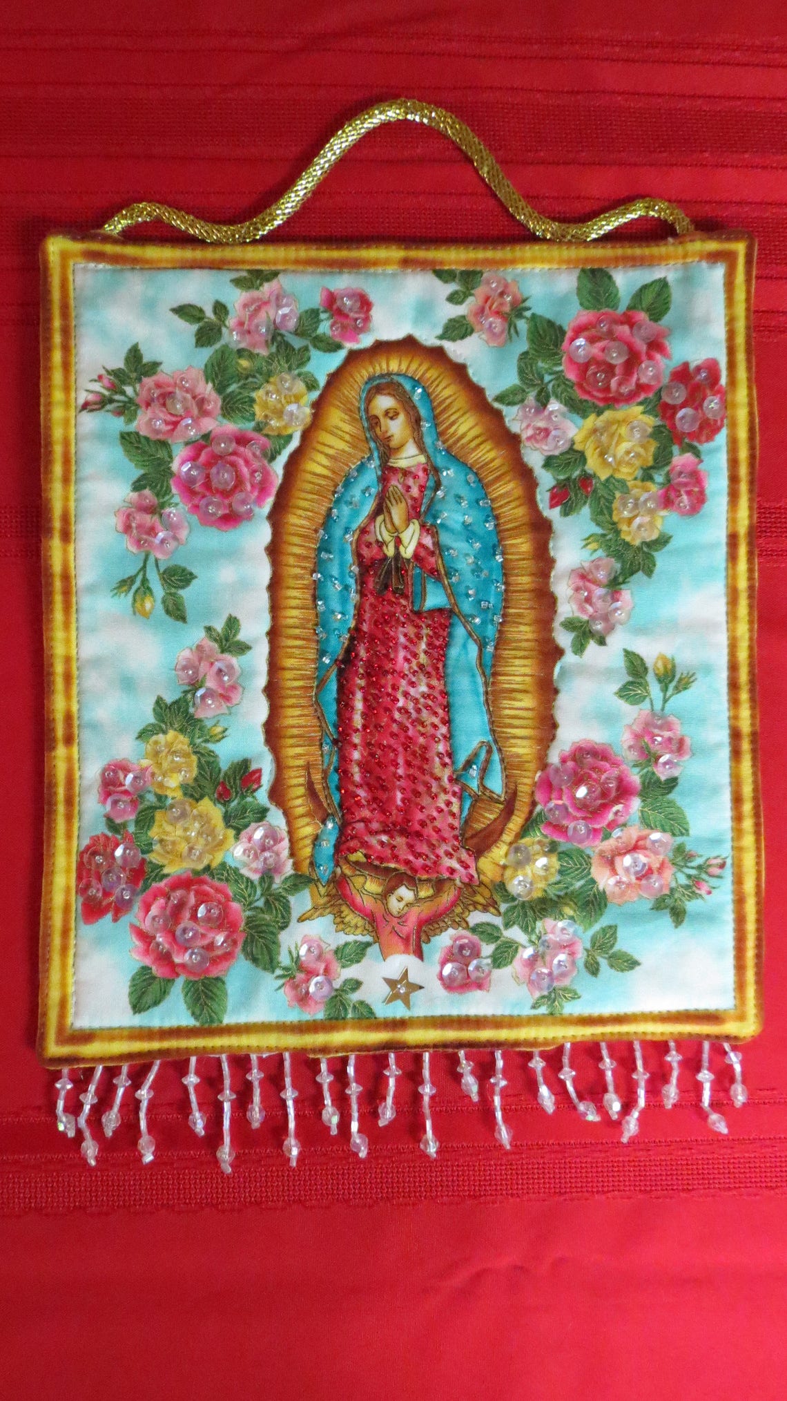 Catholic Our Lady of Guadalupe Mini Quilt Wall Hanging Etsy