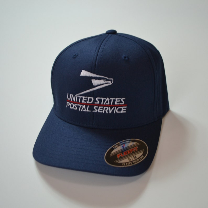 USPS Logo Embroidered Fitted Hat Etsy