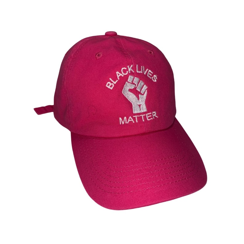 Pink Black Lives Matter Hat