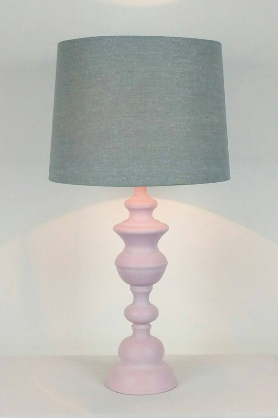 pastel pink desk lamp