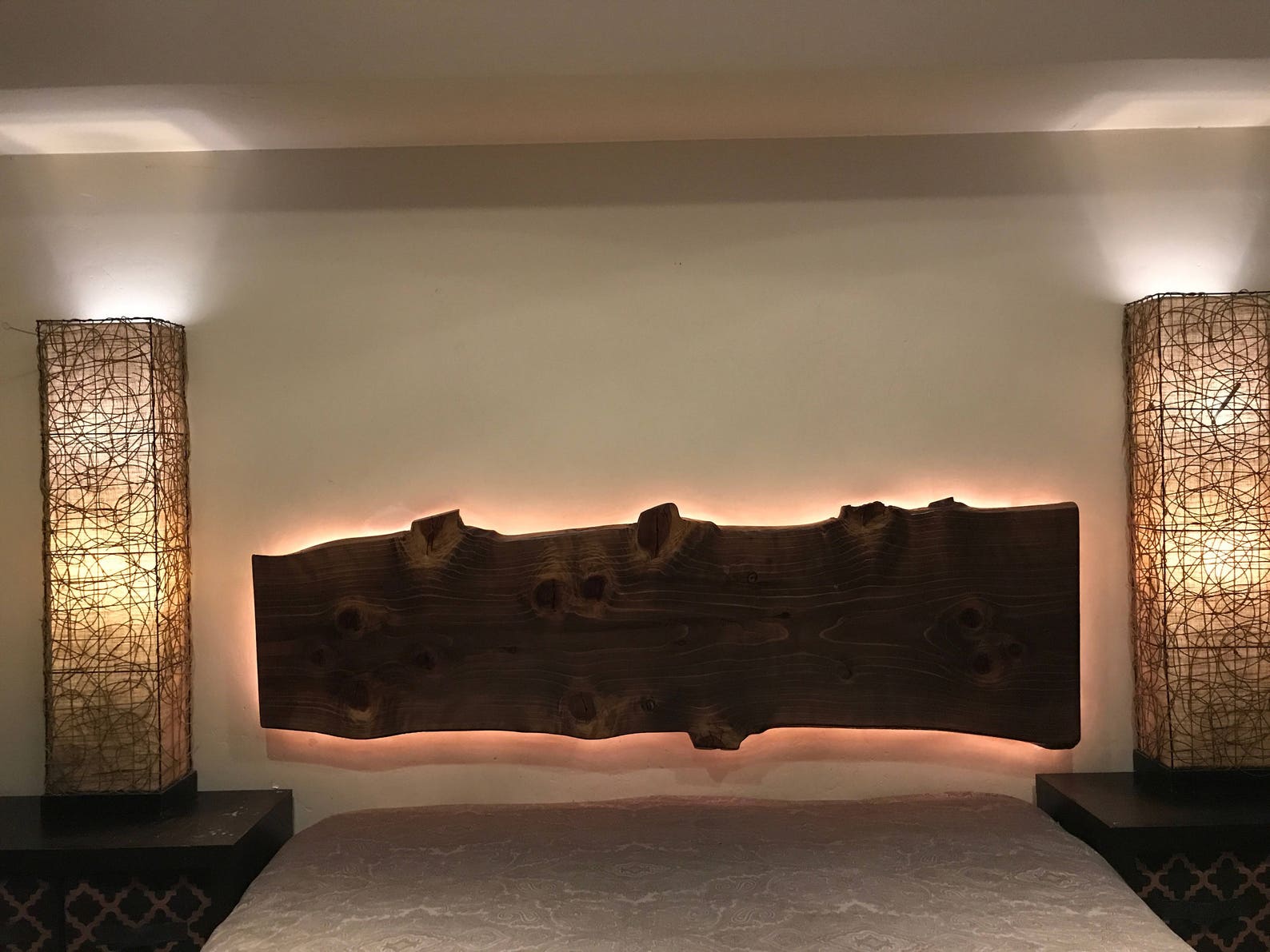Full Wood Slab Headboard Etsy