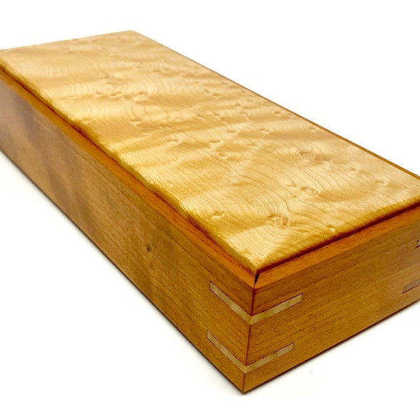 Wood Pencil Box Etsy