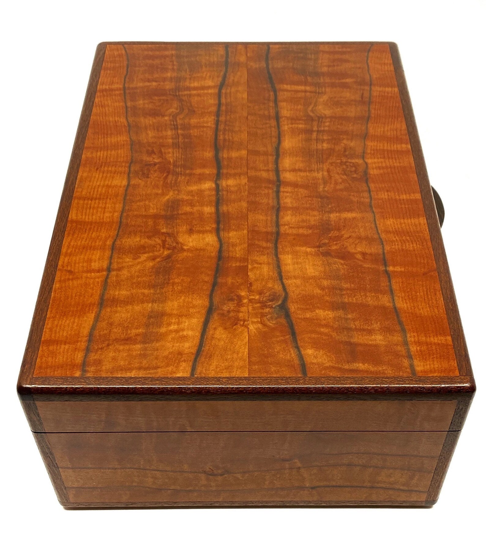 Tineo Wood Valet Box for Men Large Wood Storage Box for Etsy