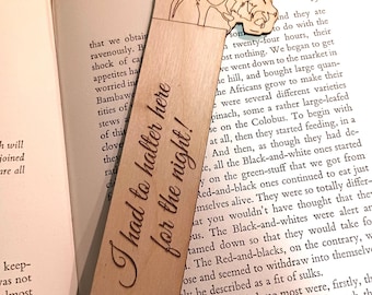 Hand made Personalised Bookmark, Horse head design book mark for equine lovers.