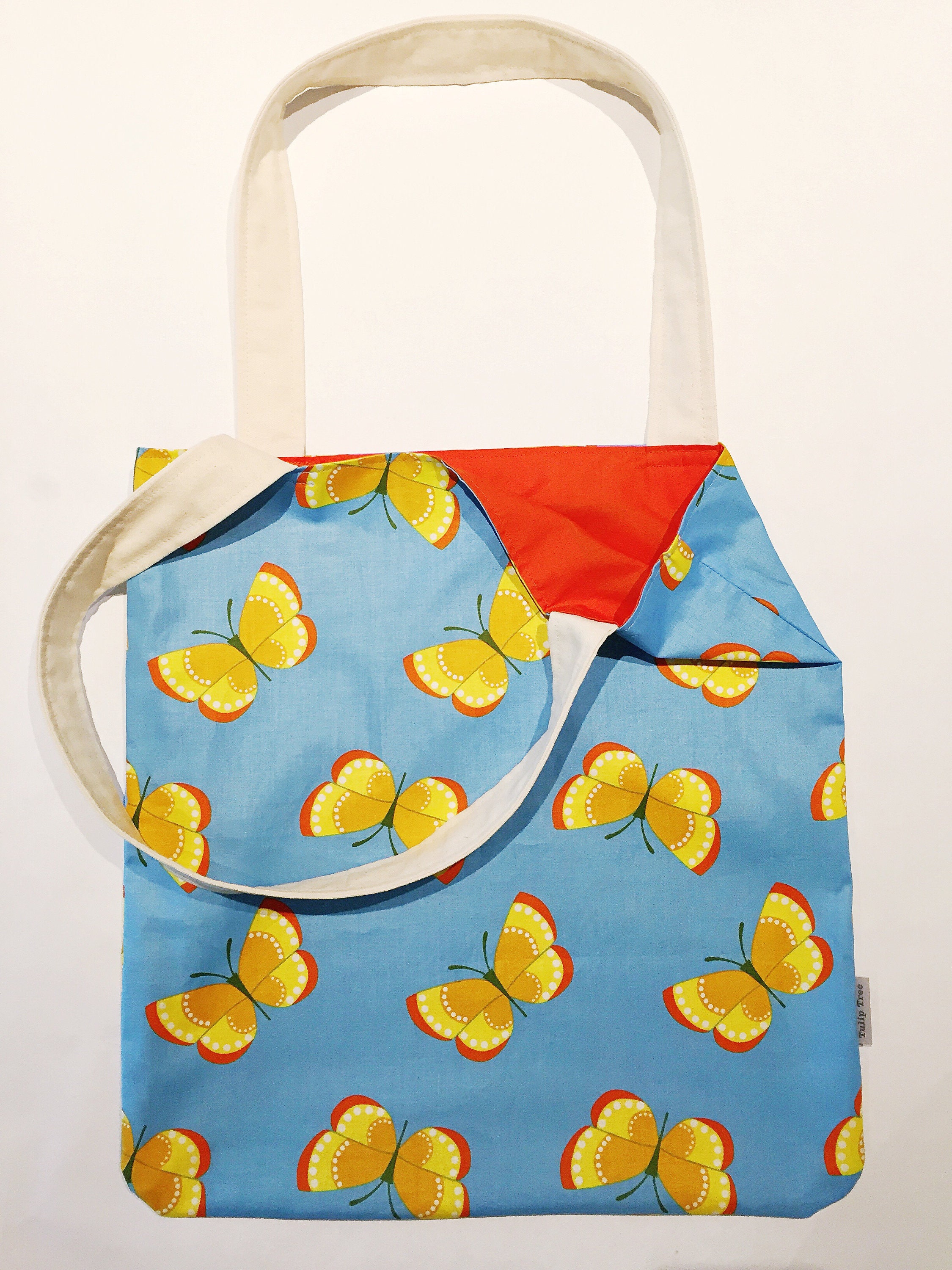 butterfly beach bag