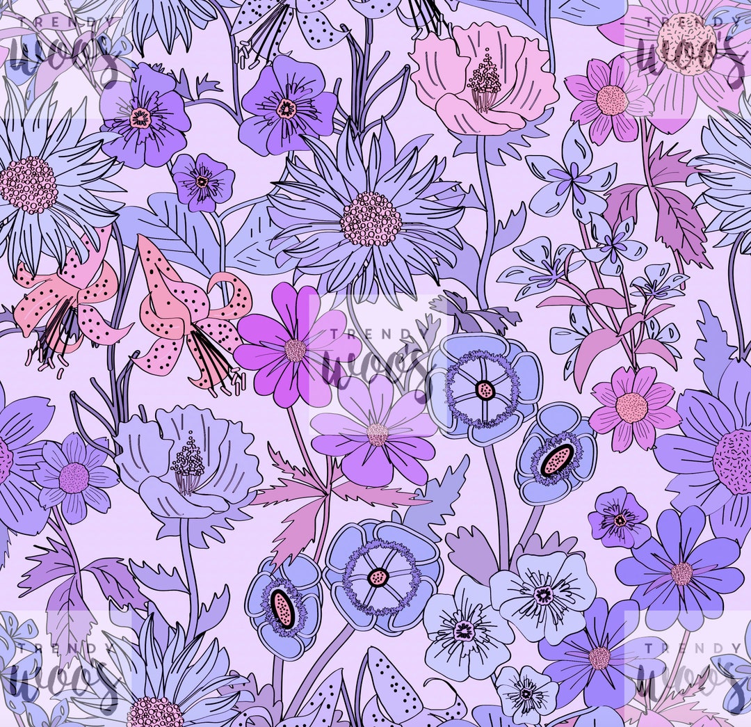 vintage 70s 紫色 フラワーベス il_1080xN.3699923584_2hoq.jpg