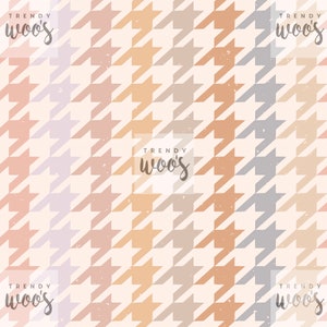 Dog Tooth Small Scale Boho Neutral Autumn Seamless Pattern / Fabric Design / Surface Pattern / Digital Paper / Digital Pattern