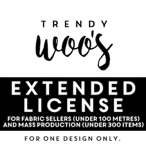 UITGEBREIDE LICENTIE voor naadloos patroon / stofontwerp / oppervlaktepatroon / digitaal papier / digitale download / digitaal patroon