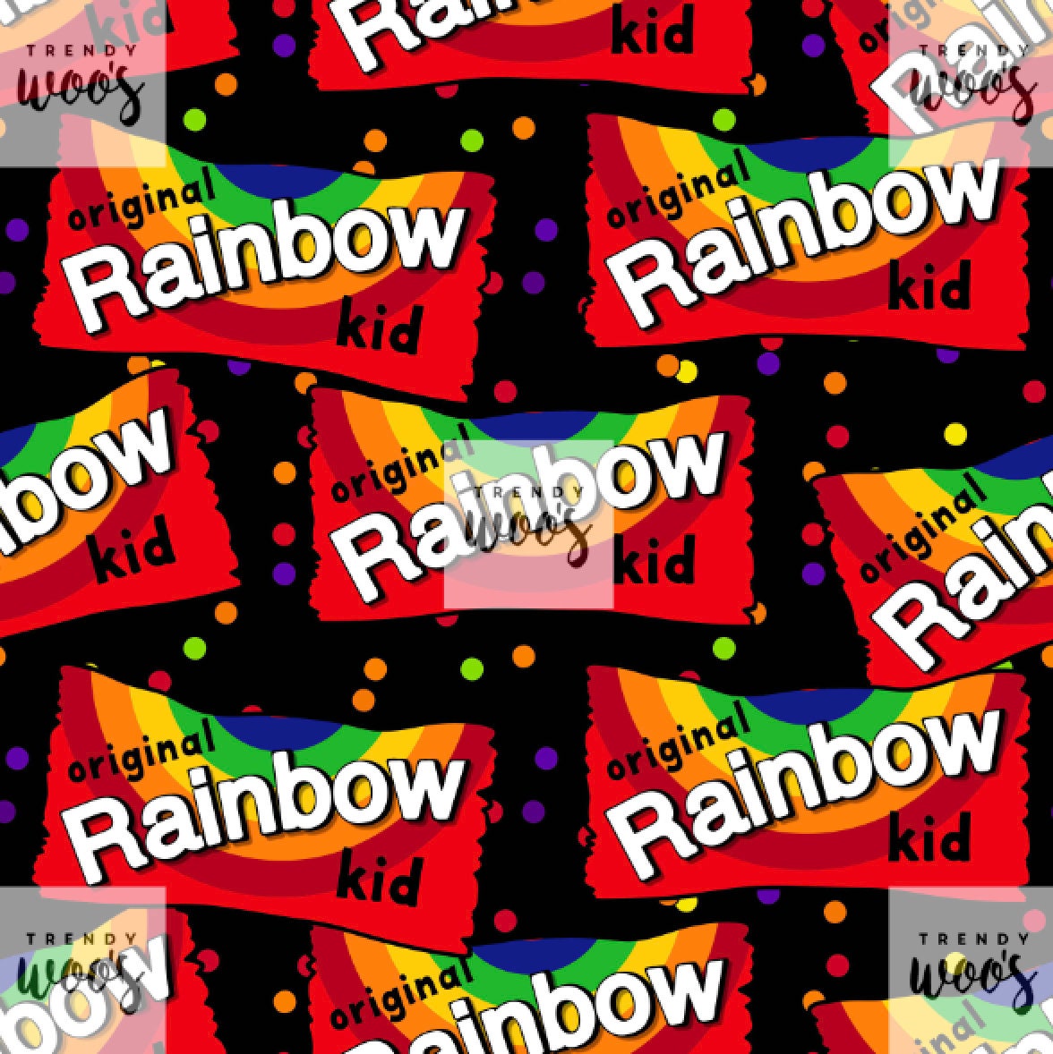 Skittles Candy Sweets Rainbow Kid Seamless Pattern / Fabric Etsy