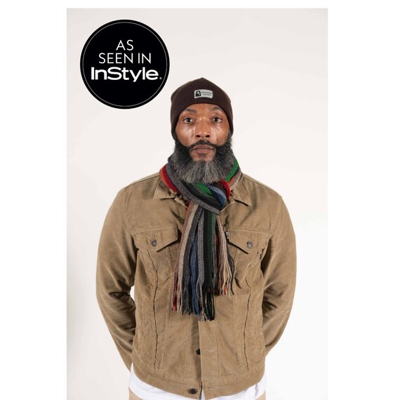 Satin Lined Beanie for Bald Heads Brown / Skull cap