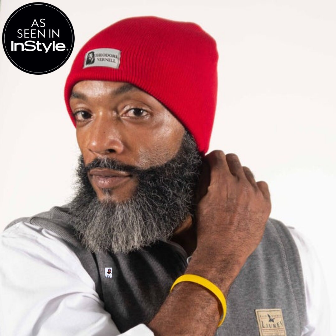Satin Lined Beanie for Bald Heads Red / Skull cap